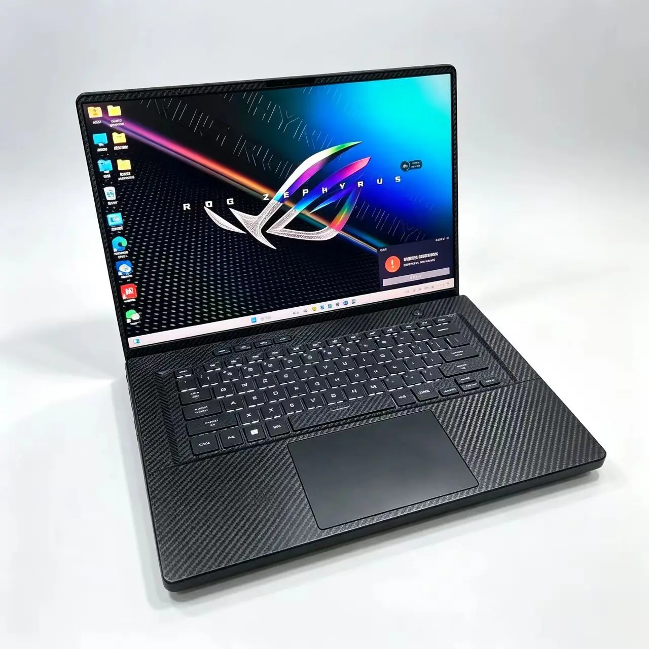 Color Carbon Laptop Skin Sticker Anti‑Scratch Protector for  ASUS ROG Zephyrus M16 GU603 2021
