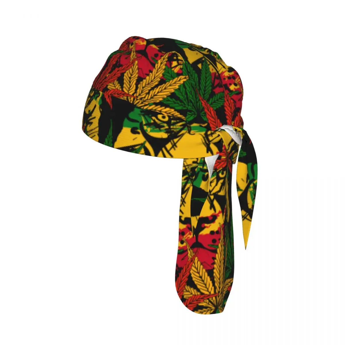 Quick-drying Bandana Sun Protection Headscarf Lion Rasta Pattern Sport Running Cycling Cap