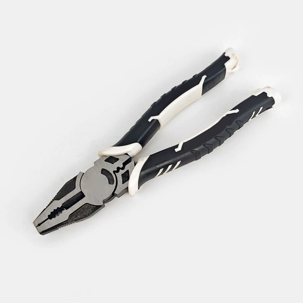 8 Inch Multi-Function Crimping Pliers for Electrical Crimping Cutting and Stripping in Residential and Commercial Use