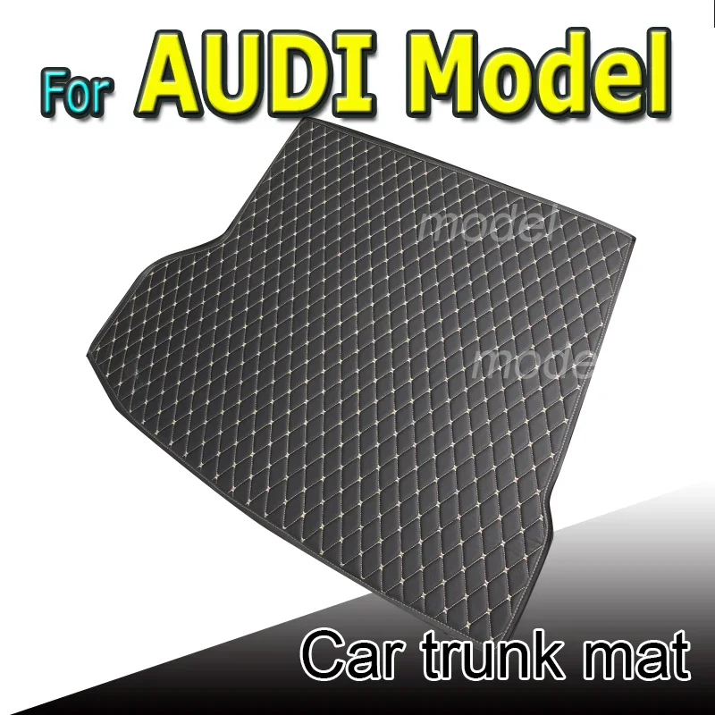 Waterproof Car Trunk Mat For AUDI A7 A8 A8/A8L Q2 Q3 Cargo Liner Boot Carpets