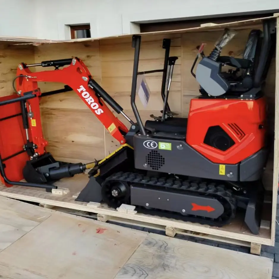 Fast Delivery Mini Bagger Ce Epa Cheap Price Small Excavators Mini Excavator 1.2ton Customized Mini Excavators With Cab