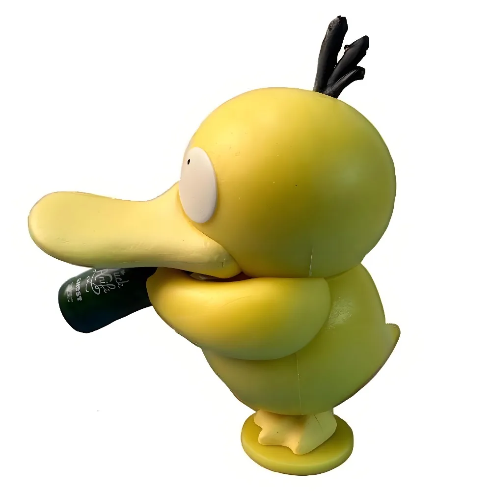10 سنتيمتر/3.93in أنيمي البوكيمون الشكل البيرة Psyduck عمل أرقام البلاستيكية جمع نموذج لعب للأطفال الهدايا