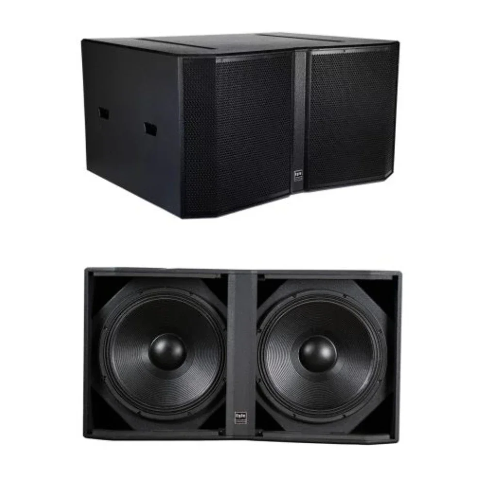 New Popular Professional Powerful Passive Subwoofer Dual 18 Inch 2800W Sub-bass System Subwoofer For Outdoor Show