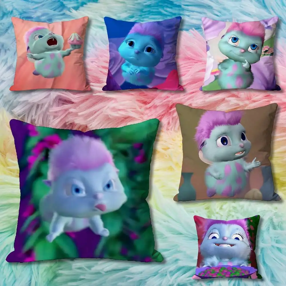 Cute Funny B-Bibbles-S Pillow Cases for Bedroom Living Room Sofa Home Decor Polyester Cushion Cover with Zipper