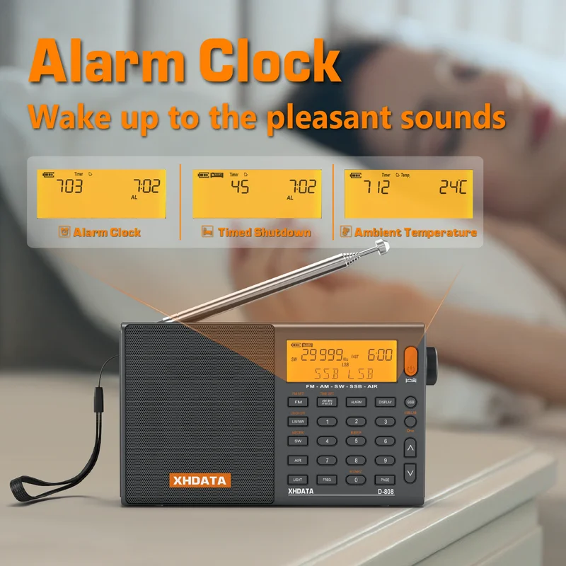 Rádio Portátil Xhdata D-808 AM — foto 4