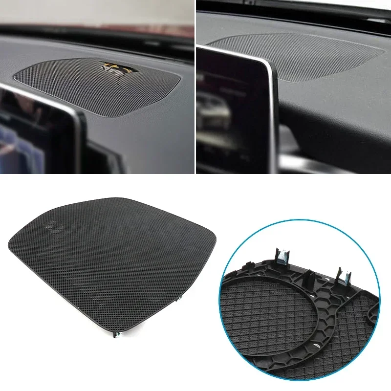 

OLANGDA 2056801607 Car Central Console Horn Cover Dashboard Speaker Covers For Mercedes Benz C GLC Class W205 W253 15-21 Auto A