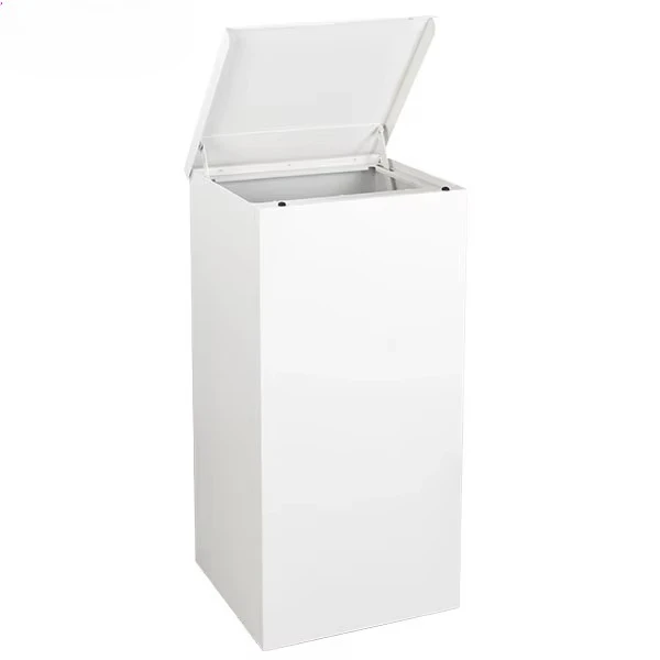 Steel Garden Storage Box Anti-Theft Standing Parcel Drop Delivery Box with Back Door