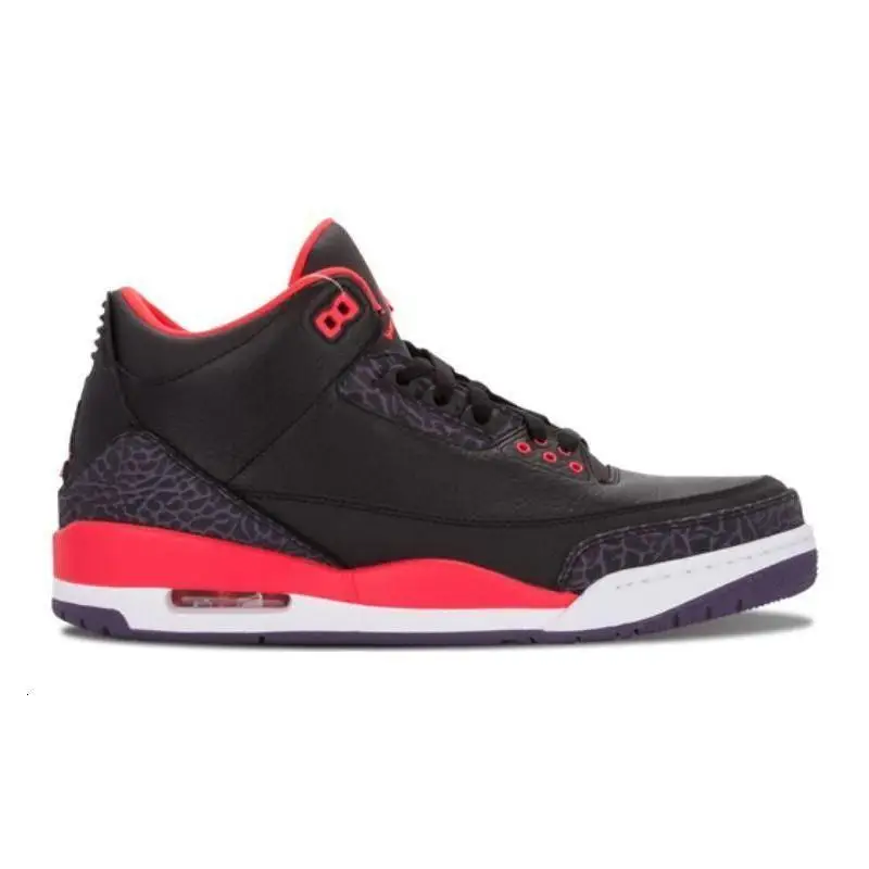 Nike Jordan 3 Retro Crimson Sneakers shoes 136064-005