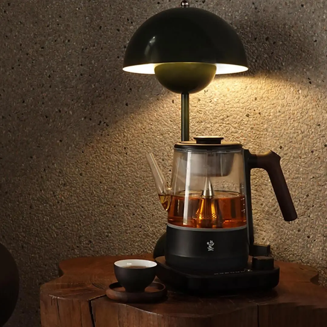 MING ZHAN 220V 1000W MZ102 One-Key อัจฉริยะน้ําพุชา Maker ปรับอุณหภูมิสเปรย์และต้ม 6 ชนิดชาที่สําคัญ