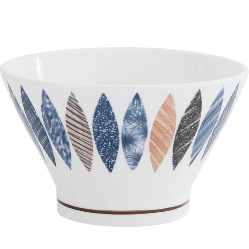 

Qingyao hat, single rice, small , tall , tableware, household ramen bowl, household tall speaker