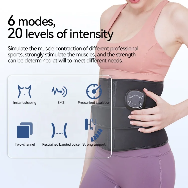 Массажный пояс, вибрационный менструальный нагрев, массажер для брюшного пресса, японский массажер шиацу, электрическая машина для похудения, пояс Ems