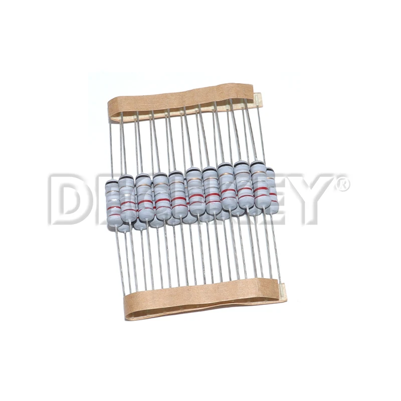 20pcs 2W 5% Wirewound Resistor Fuse  0.1R 0.15R 1R 2.2R 4.7R 5.1R 10R 20R 22R 47R 51R 100R 0.1 0.22 0.33 0.47 0.5 1 ohm