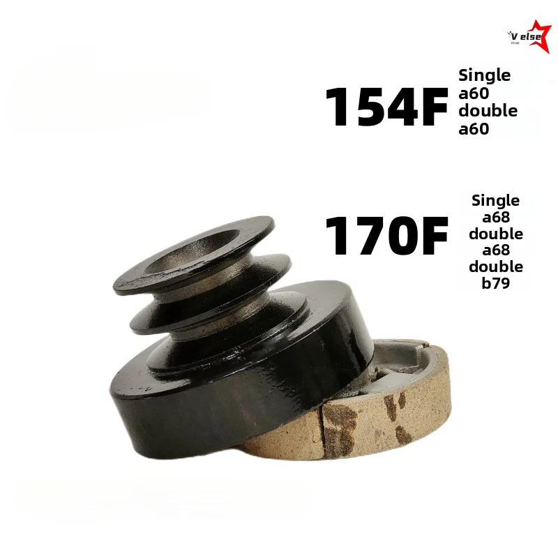 Wear Resistant Single A Double B Groove Clutch Pulley Replacement For 154 170F Sprayer Snow Sweeper Transport Cart