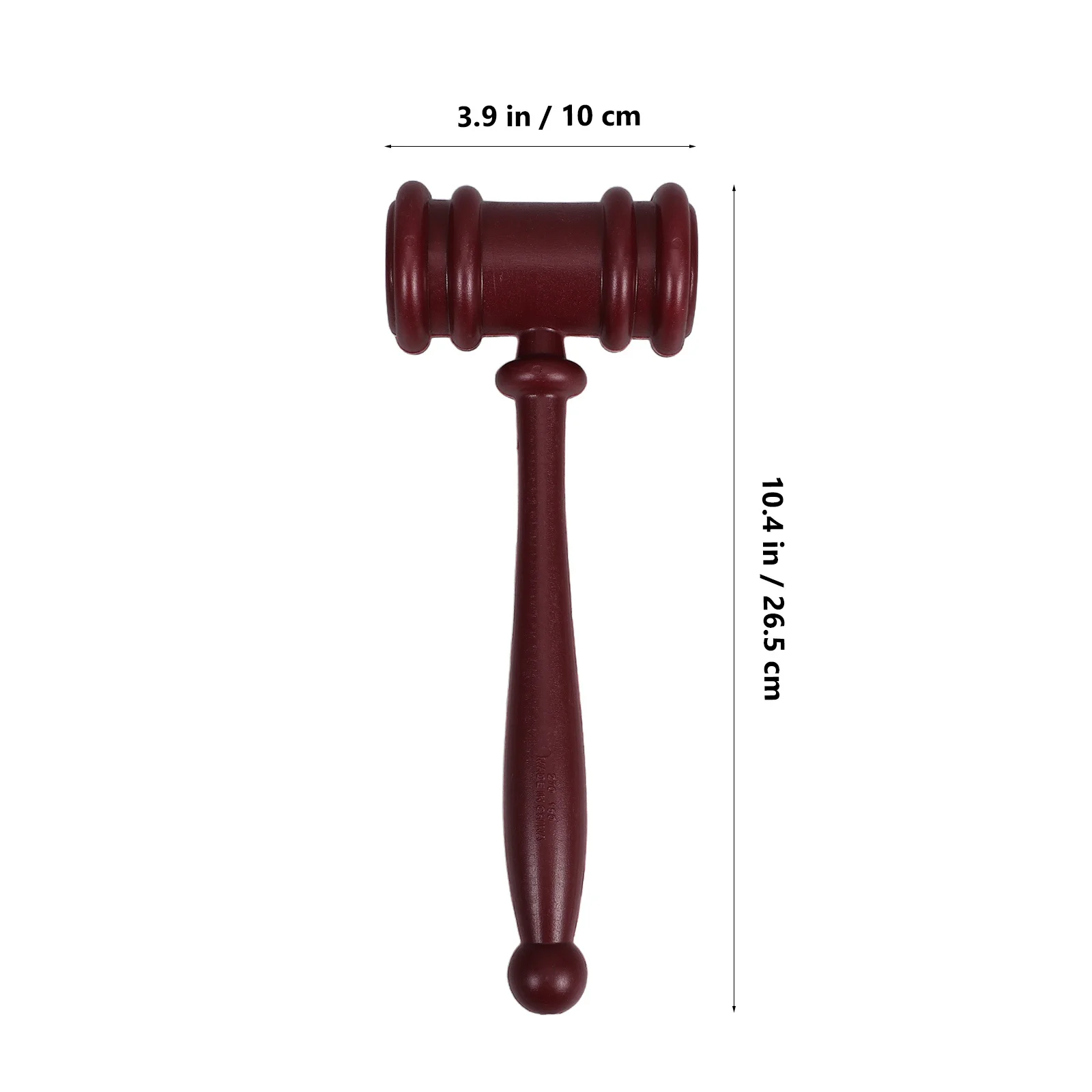 3Pcs Plastic Judge Gavel Mini Hammer Prop Costume Accessory for Halloween Lawyer Cosplay Courtroom Events Childrens Gavel