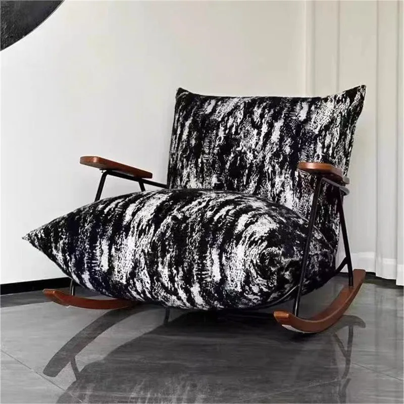 Hot Selling Modern Luxury Sofa Chairs for Apartment  Features Uniquely Designed Rocking Chair Lounge Chairs for Living Room