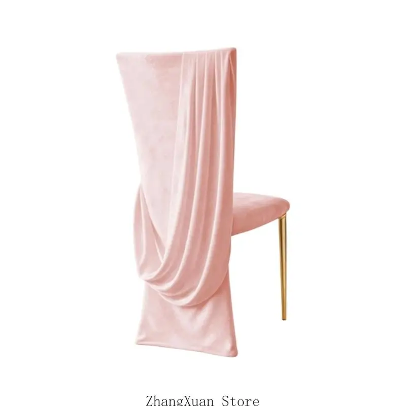 Stuhlvorhänge aus Polyester für Brautpartys, Jubiläen und elegante 3XUF – Detail 9