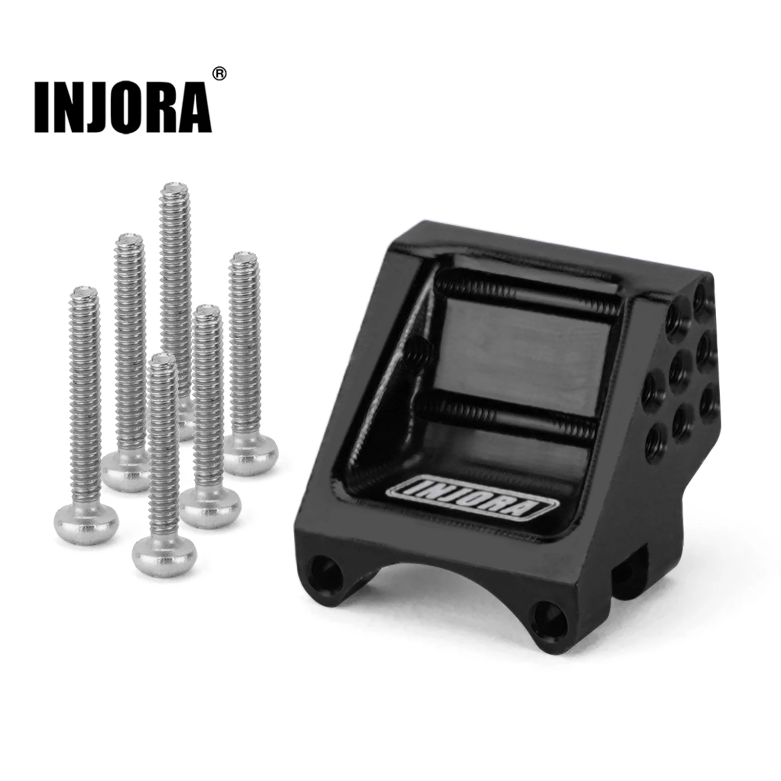 INJORA Adjustable Height Aluminum Rear Axle Truss Upper Link Mount For 1/24 RC Crawler Axial SCX24 Upgrade