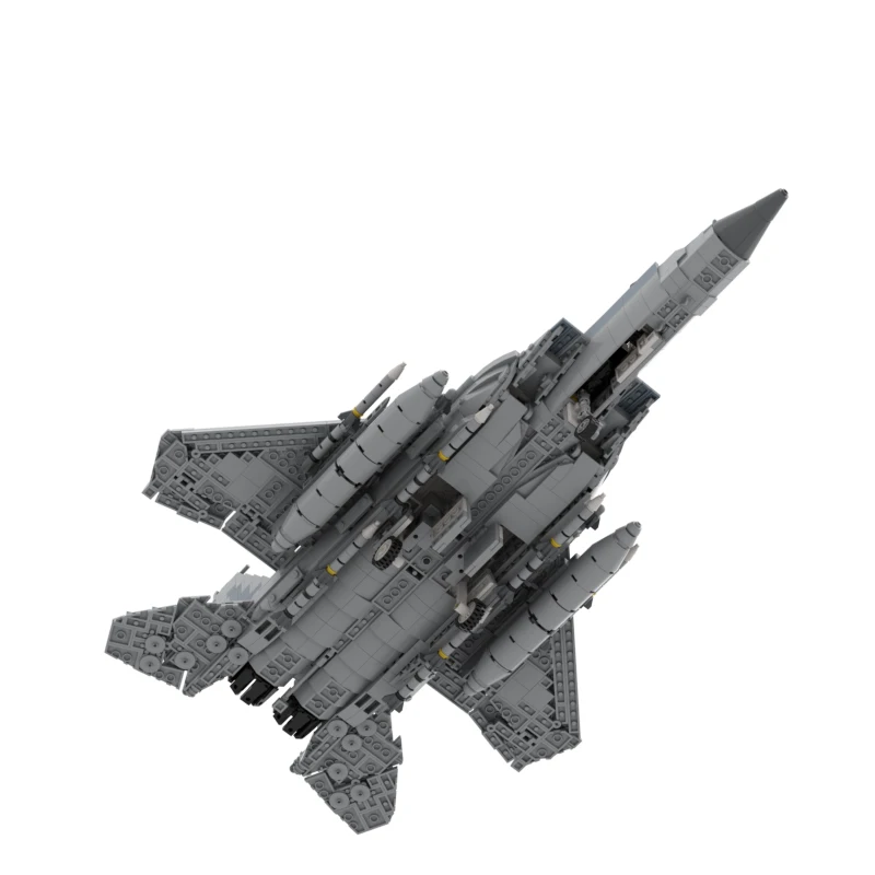 WW II Military Weapons US Air Force Supersonic F-15EX Fighter MOC Building Block Aircraft Model Bricks Toys for Children Gifts