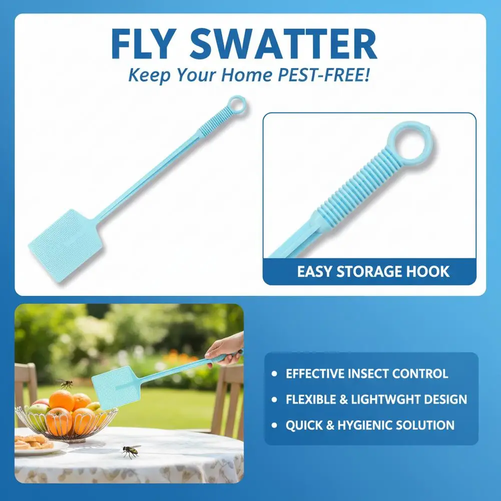 Plastic Heavy Duty Fly Swatter Thickened Fly Swatter Mosquito Pest Control Insect Killer Home Kitchen Accessories view 4