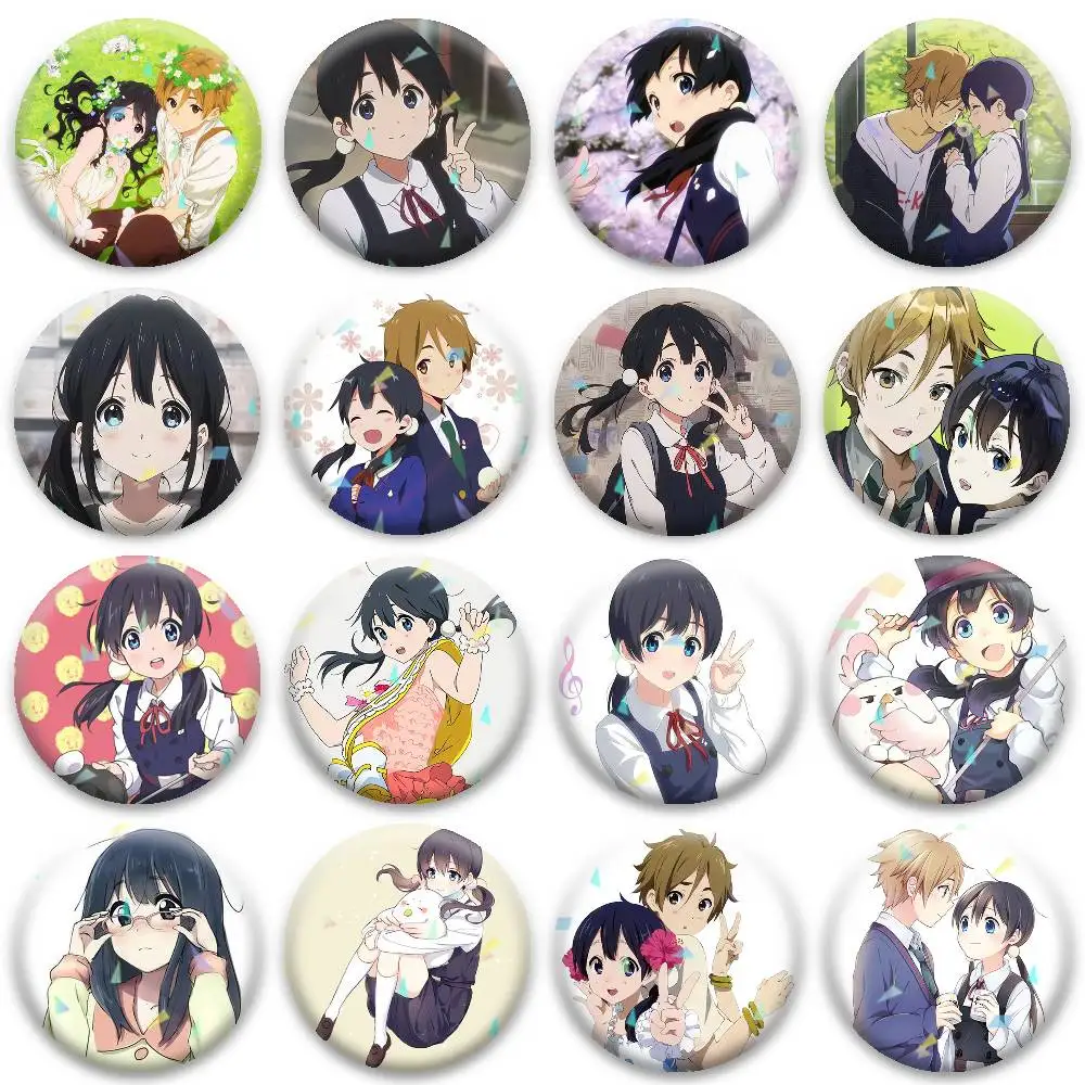 

Tamako Market Badges Niche Design Brooch for Backpack Lapel Pins Creative Accessories
