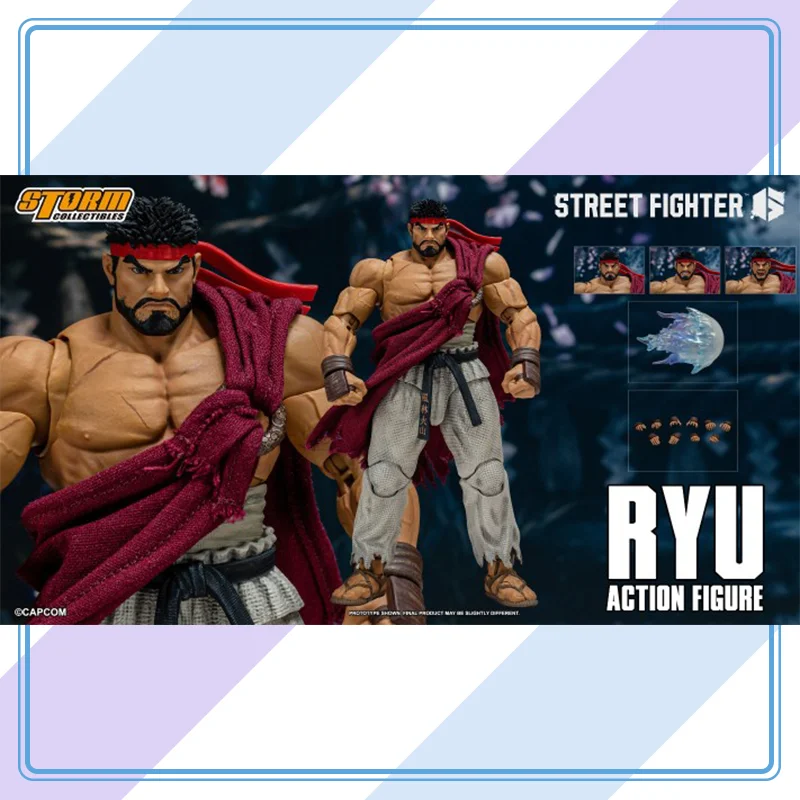 

【100%original】Storm in Stock RYU STREET FIGHTER 6 ACTION FIGURE Collection Series Model Cartoon Character Garage Kit Gifts Toys
