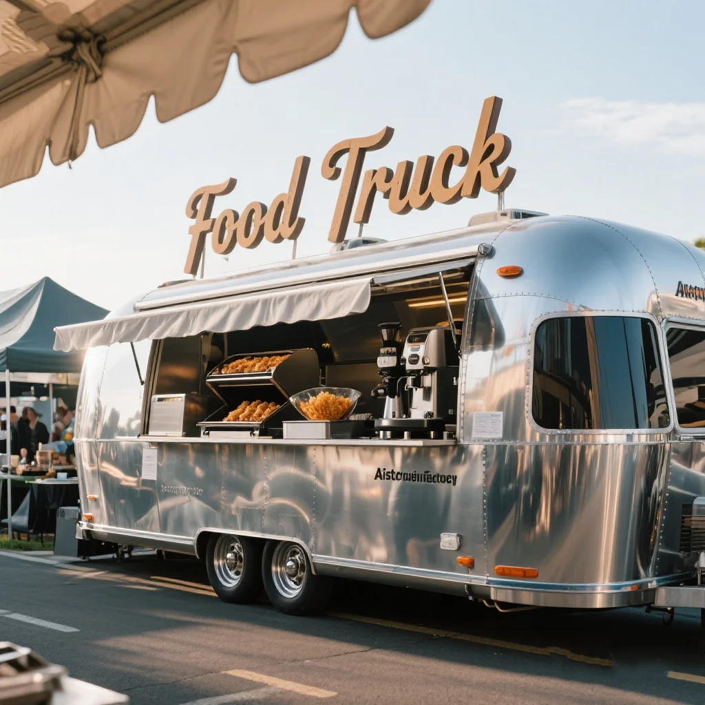 

Street Concession Catering Hot Dog Ice Cream Cart Customized Food Trailer Stainless Steel Catering Food Truck For Restaurant