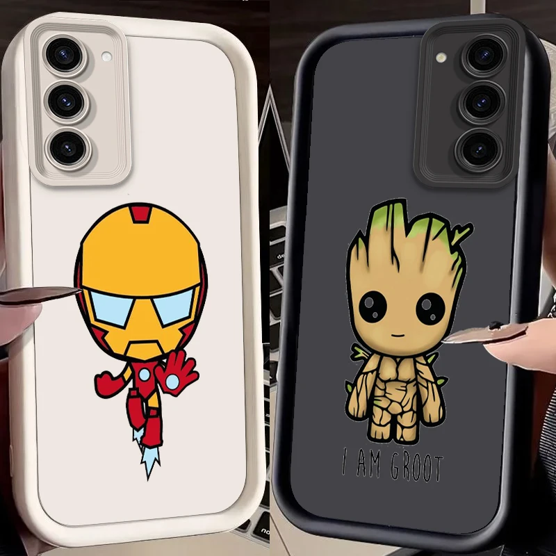 SpiderMan Deadpool Heroic Anime For Samsung Note 20 S24 S23 S22 S21 S20 Ultra Plus FE A25 A23 A22 A15 A31 5G Eye Ladder TPU