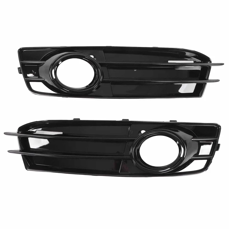 

Black Car Front Bumper Fog Light Mesh Grille for Audi A3 8P S-Line 2009-2012 Fog Lamp Grille Covers 8P0807681 8P0807681