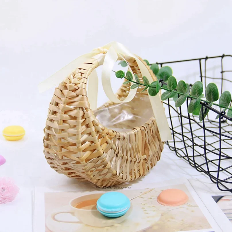 등나무로 짠 바구니 홈 가든 장식 등나무 꽃 바구니 선 - Home Decor Rattan 리뷰 및 가격