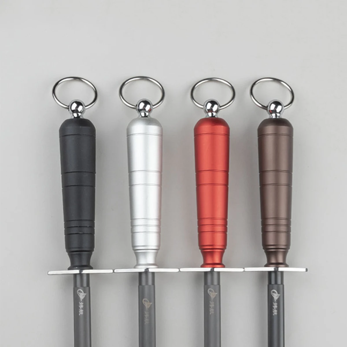 

Professional Butcher Sharpening Rod - Black Steel Commercial-Grade Tool for Chef/Kitchen Knives | Instant Edge Restoration