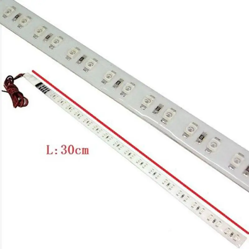

2pcs Red 30cm Led Knight Rider Flash Strobe Scanner Neon Strip Light