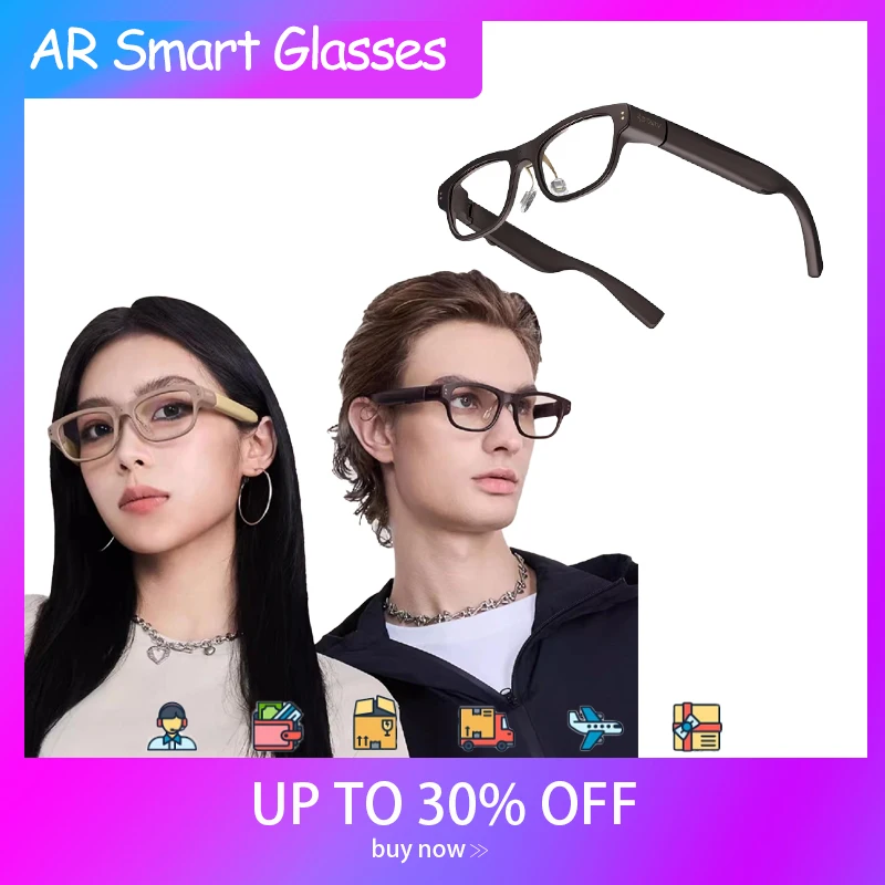 Meizu StarV Air2 AR Smart Glasses 3D Sync 13 languages real-time Translation Speech Prompter Cycling Support English