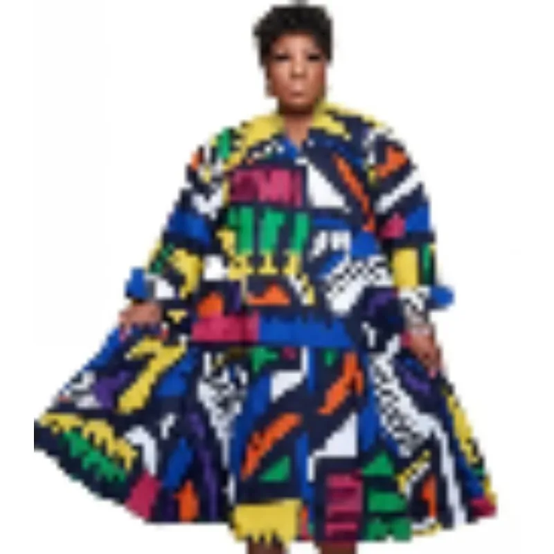 

African Dresses for Women African Outfits Dashiki Abaya Maxi Dress Africa Clothes Dashiki Ankara Dresses 2025 Spring Autumn New