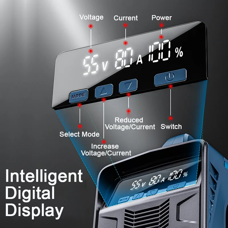 Nuova batteria al litio ricaricabile a due protezioni saldatura senza fili portatile batteria DC piccola saldatrice