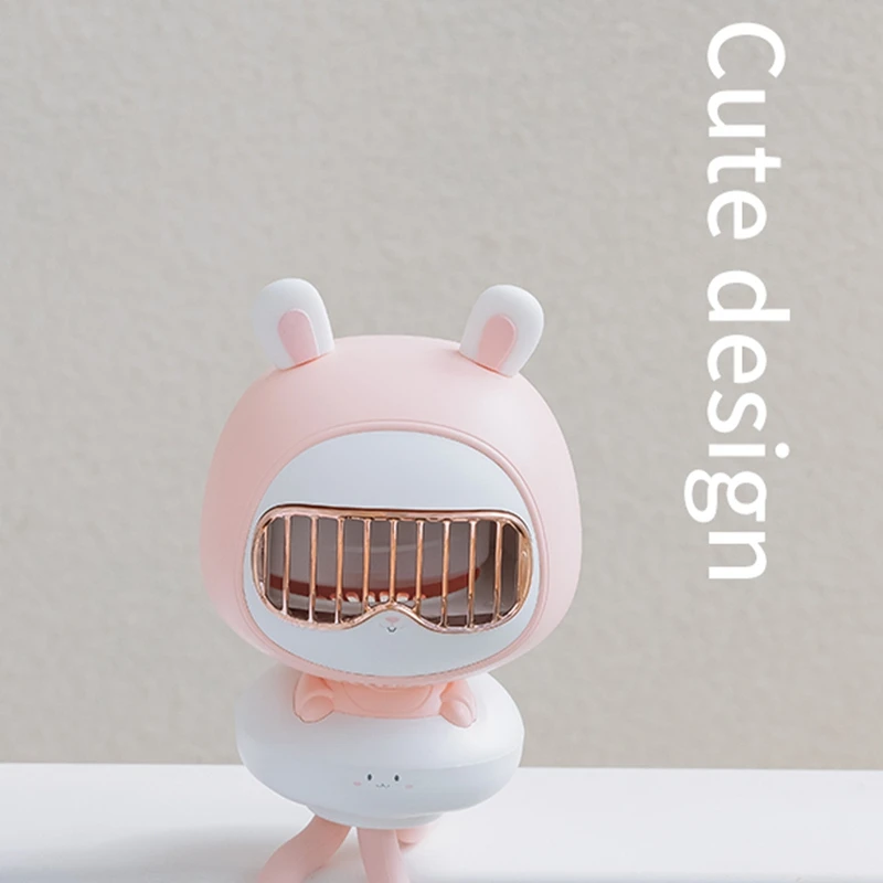 ワイヤレス電動ベビーファン,ミニポータブルエアクーラー,充電式,USB, 3600mAhバッテリー