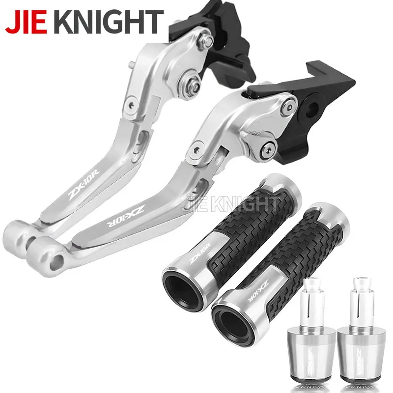 موتو دواسة فرامل رافعة للطي مقبض اليد القبضات مجموعة لكاواساكي ZX10R ZX-10R 2006 2007 2008 2009 2010 2011 2012 2013 2014 #4