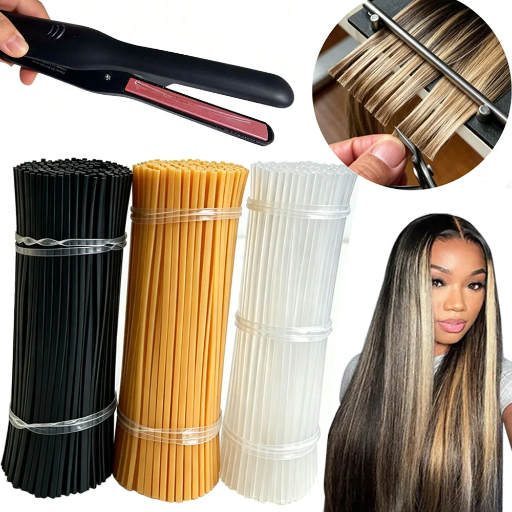 Professional 20g/60g 7cm Length 2mm Diameter Italian Keratin Hair Bonding Glue Stick for Human Hair Extension Tools