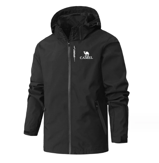 Camel Waterproof Hiking Jackets for Men and Women Sun Protection Windbreaker Camping Climbing Rain Coat Unisex Portable Clothes