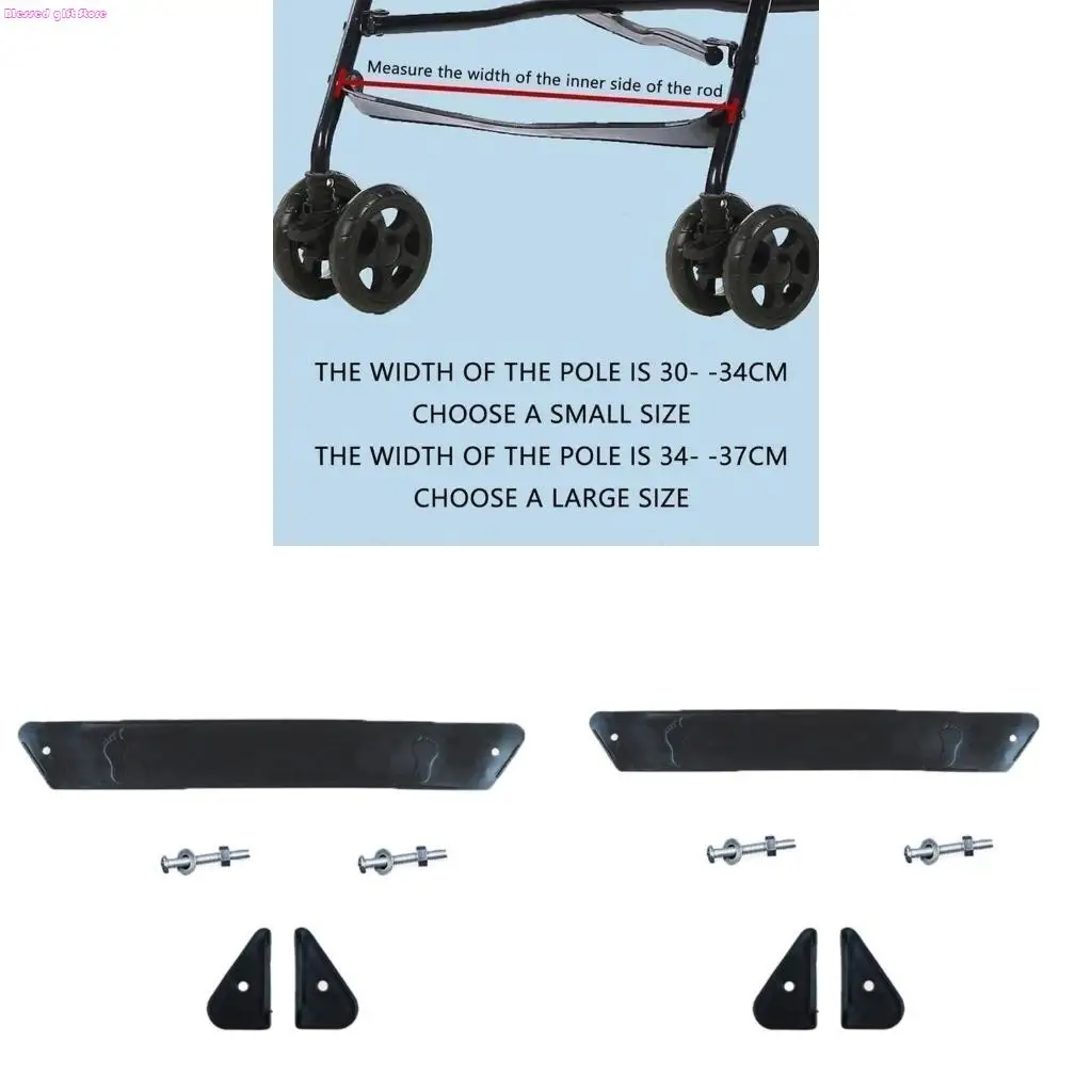 

D0JC Baby Footrest Stroller Accessory nfant Carriages Feet Extension Pram Footboard