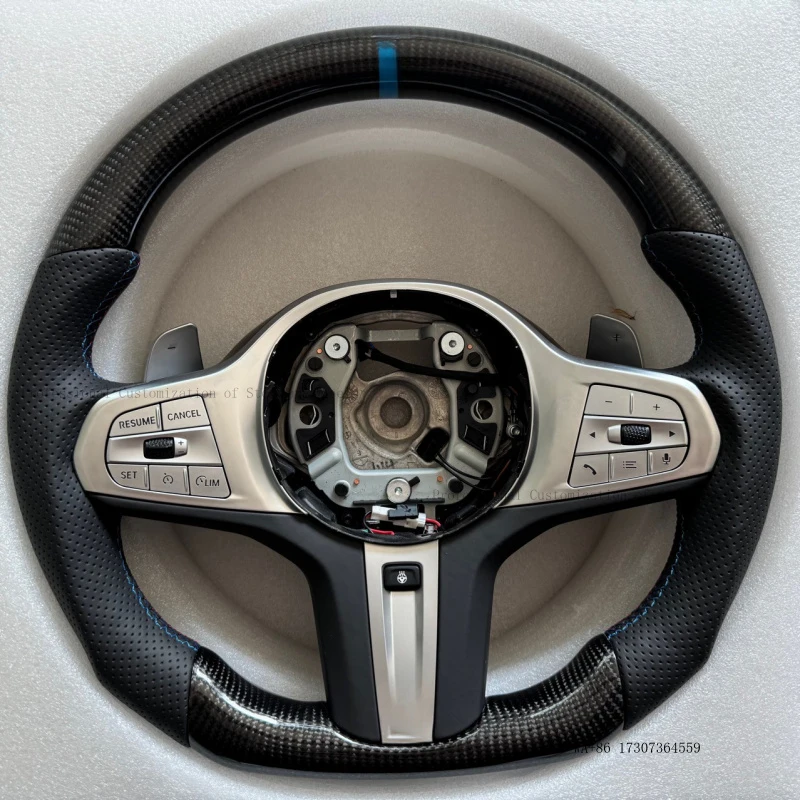

Suitable for BMW 3 Series, 5 Series, 525/530/x1x3x5x6 carbon fiber heated steering wheel modification