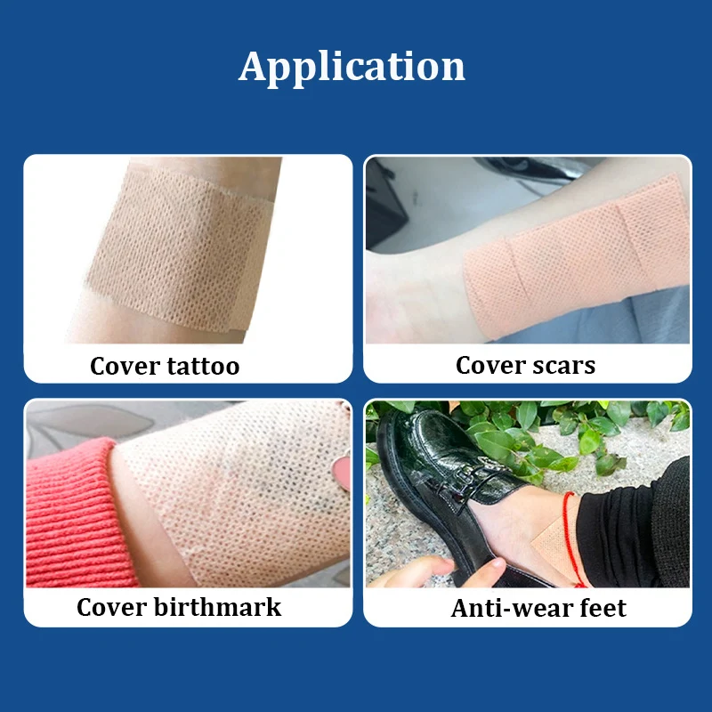 1Roll Medical Adhesive Wound Dressing Non-woven Tape Bandage Breathable Gauze Needle Plaster Fixation Surgical Tape Roll