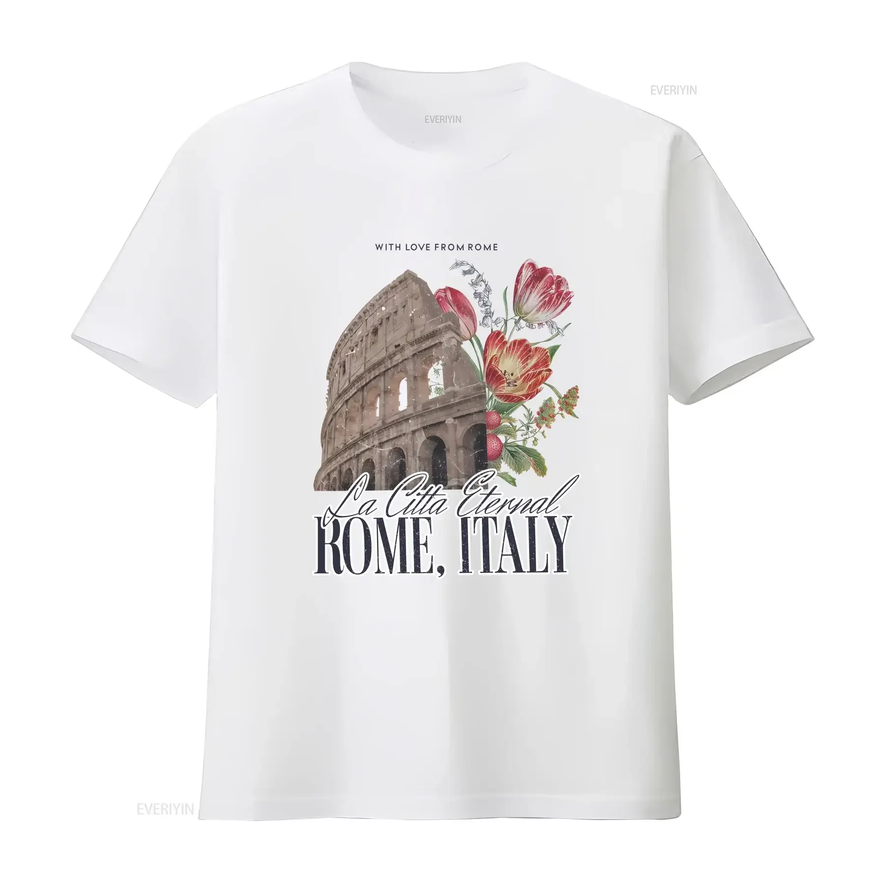 Rome Italy T Shirt The Eternal City Italian Travel long or short sleeves vintage Washed Soft Unisex Comfortable graphic