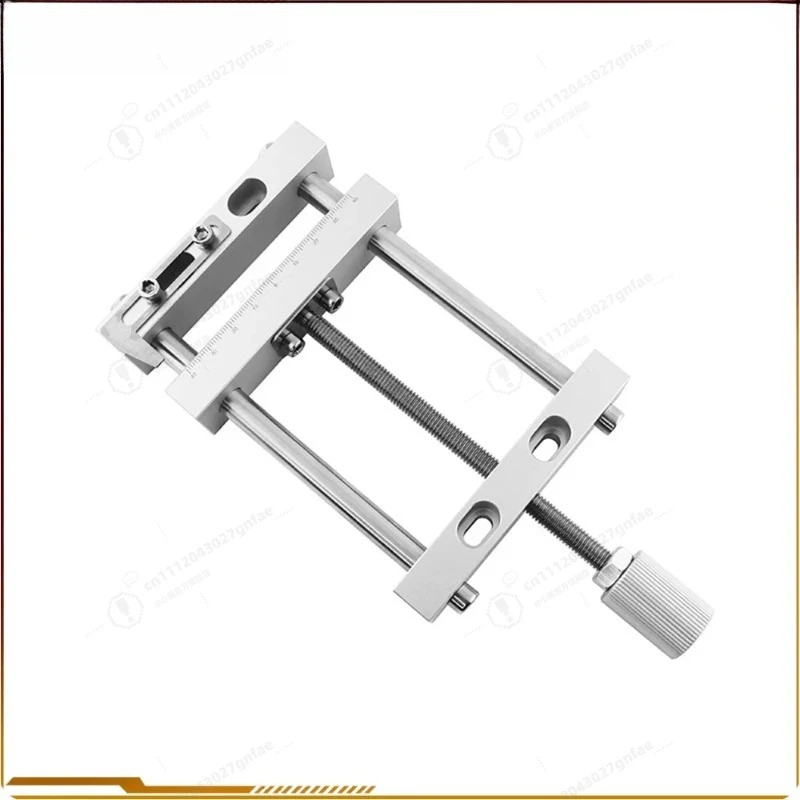 100mm Aluminum Alloy Flat Tongs Vice Vise Fixture Precision Screw Parallel-jaw Vice Plain Vise QGG Woodworking Engraving Machine