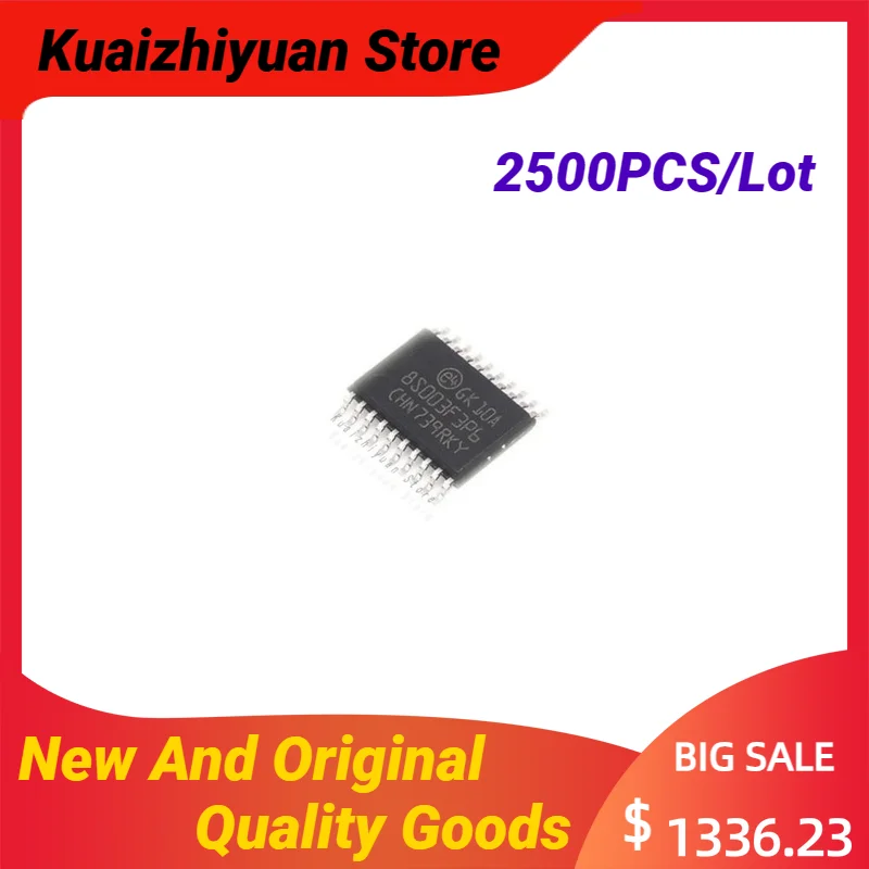 2500PCS/Lot New And Original STM8S103F3P6TR TSSOP20 STM8S103F3P6 STM8S103  TSSOP-20 Single-Chip Micro Controller Quality Goods