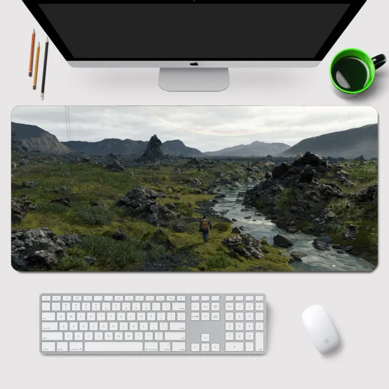 Death Stranding Mousepad Anti Slip Domineering Customized Gaming Mouse Pad Pc Computer Gamer Accessories Mat Laptop Desk Mat