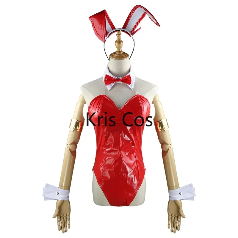 FC6Unisex Anime Cos Zero Two 02 Bunny Girl Cosplay Costumes Halloween Christmas Party Uniform Suits@FC8！