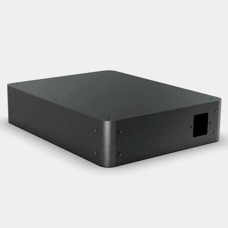 BZ2106 Nuevo chasis redondeado totalmente de aluminio Caja de preamplificador de audio DIY Caja de amplificador Caja DAC