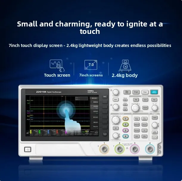Four-channel digital oscilloscope ZDS1104/ZDS1104 PLUS/ZDS2024C