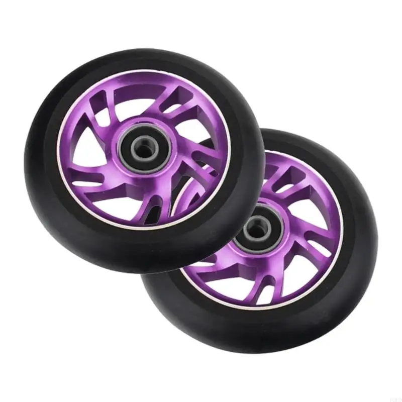 

Колесо для скутера из алюминиевого сплава 10 см, шины из искусственной кожи с высоким отскоком и антиблокировочным подшипником и