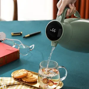 Xiaomi 2L ترمس القهوة الترمس المياه الترمس القهوة الترمس المنزلية الرقمية عرض الزجاج بطانة فراغ الجرار سعة كبيرة زجاجة ماء المطبخ غلاية حرارية أعلى 12 مبيعات لماكينات القهوة Xiaomi - رقم 3